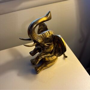 Elegant BrassElephant Sculpture for Home Decor